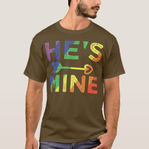 Mannen Gay Couple komt overeen met Mine LGBT Pride T-shirt