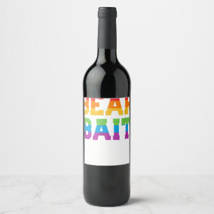 Mannen Gay Cruising BEER BAIT Regenboog Vlag Gay P Wijn Etiket