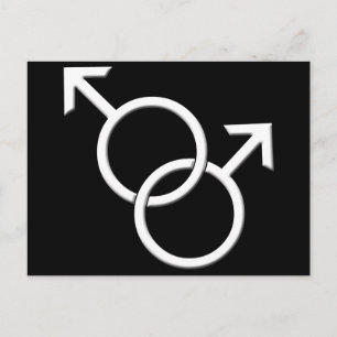 Mannen Gay Pride Briefkaarten Homoseksuele liefde 