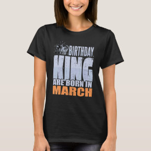 Mannen geboorte koning wordt geboren in maart 2009 t-shirt