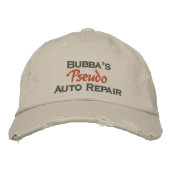 Mannen Geborduurde Pet (Voorkant)