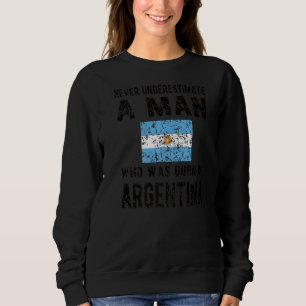 Mannen Geboren in Argentinië Argentijnse Vlag Arge Trui