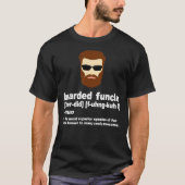 Mannen gedekte Shirt Funny oom Definition T (Voorkant)