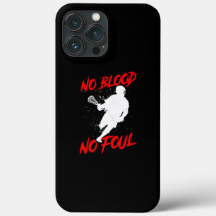 Mannen Geen bloed geen Foul Lacrosse Case-Mate iPhone Case