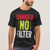 Mannen Geen filter T-shirt (Voorkant)