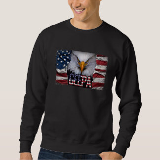 Mannen Geepa Eagle Amerikaanse vlag Usa Patriotic Trui