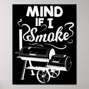 Mannen geesten als ik rook bbq liefhebber fervent poster