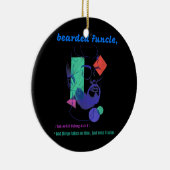 Mannen Gegreneerde Funding Mannen Gifts Keramisch Ornament (Rechts)