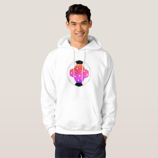 Mannen Gehakt Hoodie (Voorkant volledig)