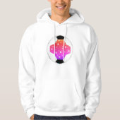 Mannen Gehakt Hoodie (Voorkant)
