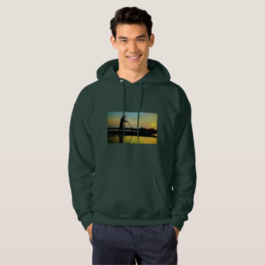 MANNEN GEHOUDEN ZWEEFSELS - REIZIGERS HOODIE (Voorkant volledig)