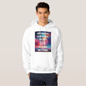 Mannen geloof hoodie - Mattheüs 19:26 (Voorkant volledig)