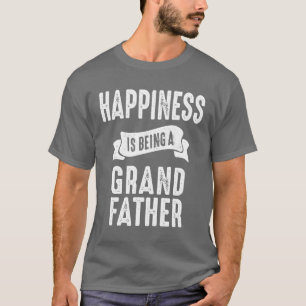 Mannen geluk is opa grootvader opa gift t-shirt