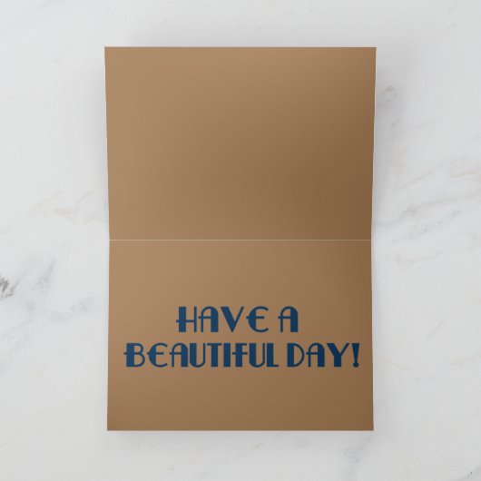 Mannen gelukkige verjaardag kaart (Binnen)