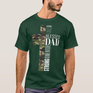 Mannen gemuilde vaders Dag Christelijk Reling T-shirt