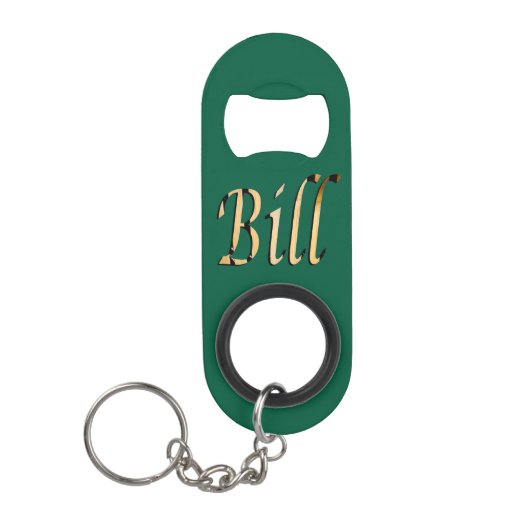 Mannen genaamd Bill, Mini Flessenopener (Voorkant)