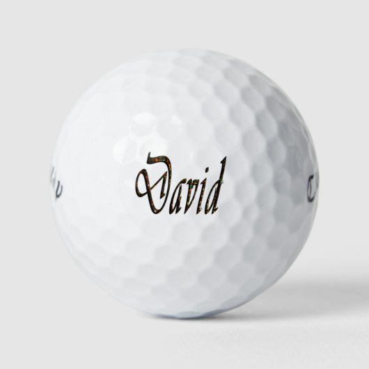 Mannen genaamd David, Golfballen (Voorkant)