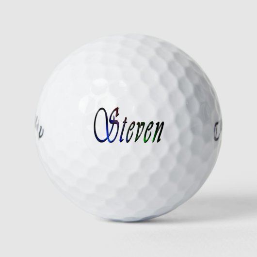 Mannen genaamd Steven, Golfballen (Voorkant)