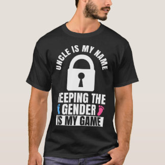 Mannen gender onthullen een ontwerp voor een houde t-shirt