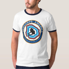 Mannen GeoCorps America Ringer T-Shirt