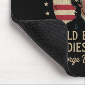Mannen George Washington 4th Of July Patriottisch Muismat (Hoek)