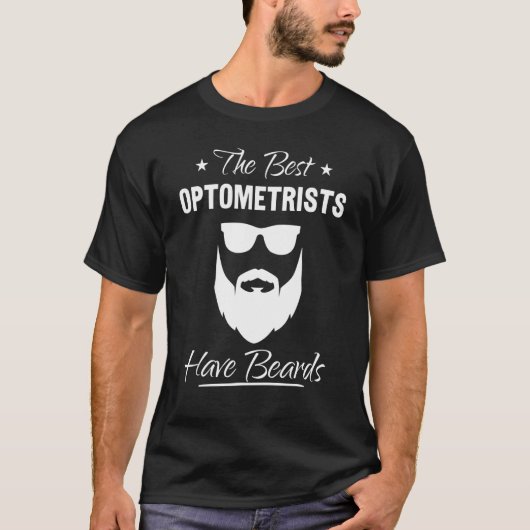 Mannen gepantserde optometrist de beste optometris t-shirt (Voorkant)