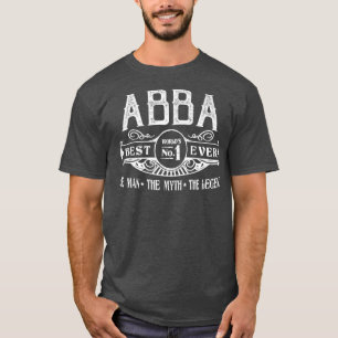 Mannen gepersonaliseerd Abba Best No T-shirt
