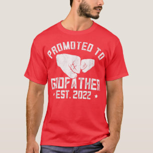 Mannen gepromoot naar Godfather 2022 , Zwangerscha T-shirt