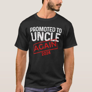 Mannen gepromoveerd naar Uncle Again EST 2024 Baby T-shirt