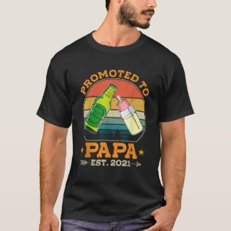 Mannen gepromoveerd tot papa 2021 voor de eerste k t-shirt