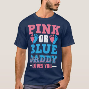 Mannen geslachtsorganen Pink & Blue Dad Baby T-shirt
