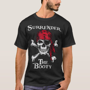 Mannen geven het Boty Funny Pirate Festival over  T-shirt