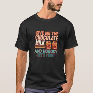 Mannen geven me de chocolademelk en niemand krijgt t-shirt