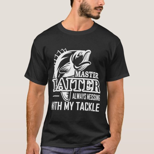 Mannen Gevist kapitein Baiter Skill Fisherman T-shirt (Voorkant)