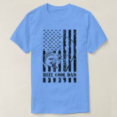 Mannen Gevist tandvlees voor pap, Reel Cool Pap T-shirt (Design voorkant)