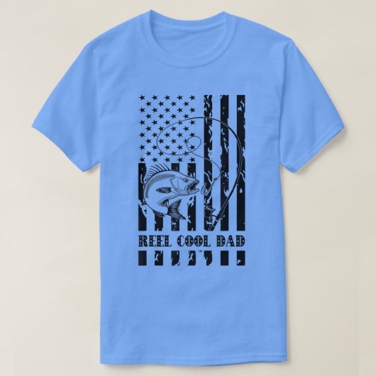 Mannen Gevist tandvlees voor pap, Reel Cool Pap T-shirt (Design voorkant)