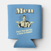 Mannen: gevoel van Humor Blikjeskoeler (Achterkant)