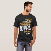 Mannen Geweldige Boppa lijkt op opa Gift T-shirt (Voorkant volledig)