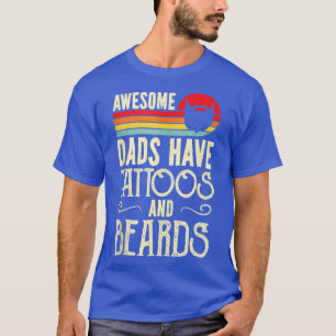 Mannen Geweldige Dads hebben tatoeages en loopvoge T-shirt