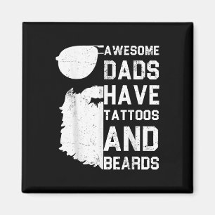 Mannen Geweldige Dads hebben Tattoos en paden - gr Magneet