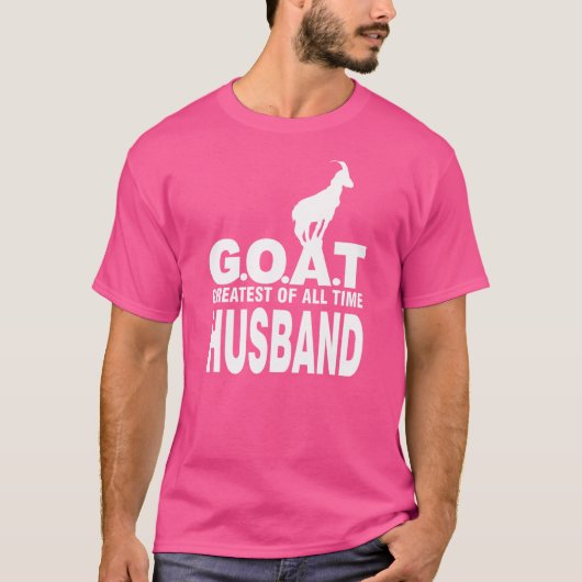 Mannen Geweldige geit, het grootste deel van de ti T-shirt (Voorkant)