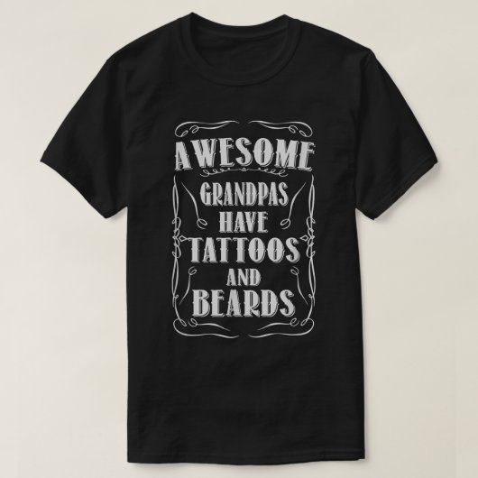Mannen Geweldige Grena's hebben Tattoos en looppad T-shirt (Design voorkant)