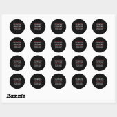 Mannen geweldige opa ronde sticker (Vel)