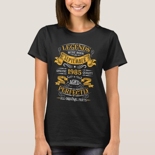 Mannen Geweldige sinds 1985 38ste geboortedag gebo T-shirt (Voorkant)