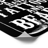 Mannen Geweldige stiefvaders hebben Tattoos en baa Poster (Hoek)