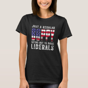 Mannen gewoon een bruid bladertje dat geen liberal t-shirt