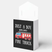 Mannen gewoon een jongen die van de brandwagen hou bedankdoosjes (Geopend)