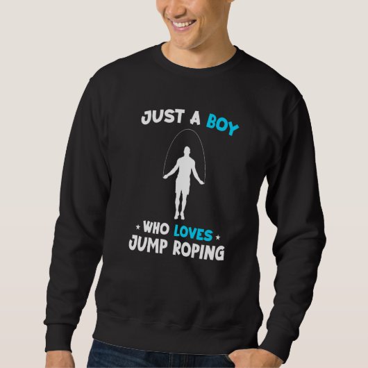 Mannen gewoon een jongen die van de springpuip-pau trui (Voorkant)