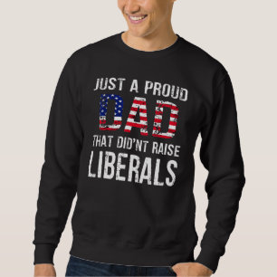 Mannen gewoon een vader die geen liberalen vet trui