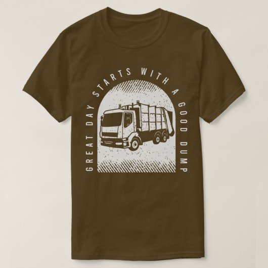 Mannen Gezegde voor het recycleren van vrachtwagen T-shirt (Design voorkant)